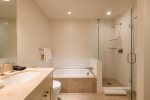 BR 1- En Suite Bath with Soaking Tub and Glass Shower
